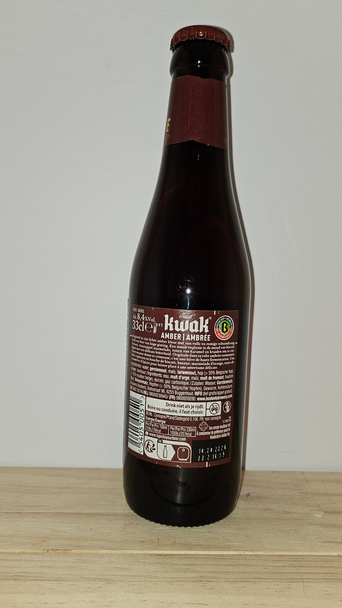 Kwak Ambrée 33 cl