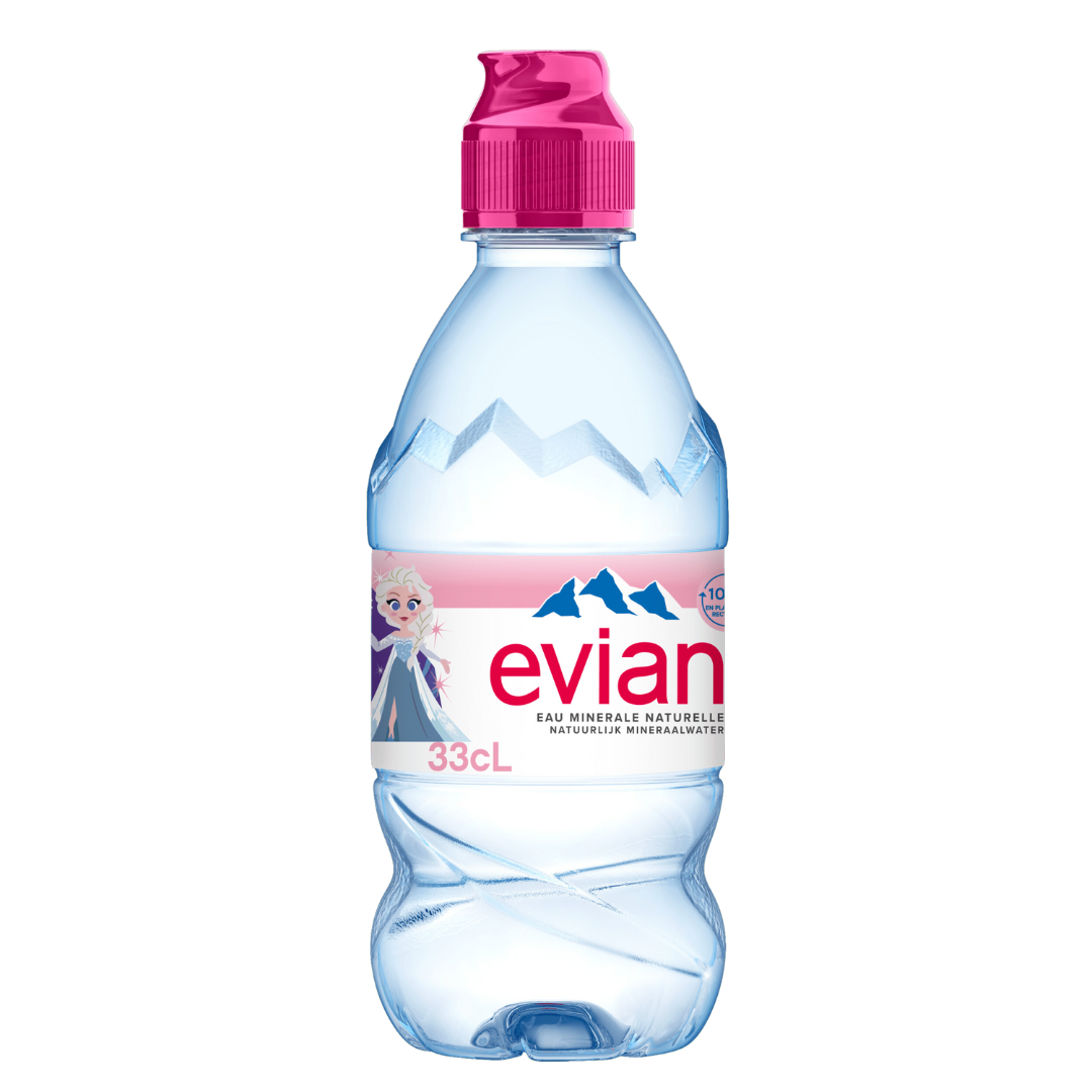 Evian Eau Plate 33 cl